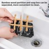 Aoibox Bamboo Soap Dish for Shower with Drainage, Wooden Soap Holder for Bathroom, Easy to Clean with Non-Slip Pads, Durable and Stylish - 4 of 4