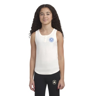 Converse® Girls' Henley Tank Top