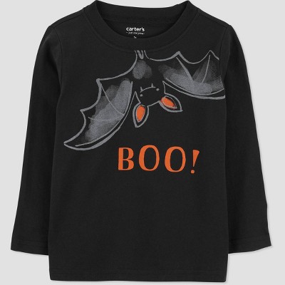 Image of Carter's Just One You® Toddler Boo Bat T-Shirt - Black 4T