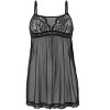 Women's Mesh Lace Negligee - LASCANA - 4 of 4