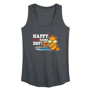 Women's - Garfield - Valentine's Day Graphic Racerback Tank - 1 of 4