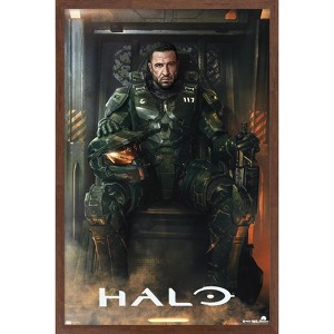Trends International Halo: Season 2 - Master Chief One Sheet Framed Wall Poster Prints - 1 of 4
