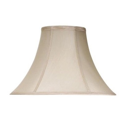 Elegant Beige Silk Bell Lamp Shade