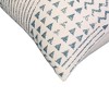 Dsvimoy Support Pillow Handcrafted Cotton Throw Pillow with Aztec Print for Modern Home Decor, White, 15"*4"*4" - 4 of 4