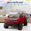 24v Licensed Kids Ride on Car, 2 Seater Electric Truck for Big Kids with Parent Remote Control, 3 Speeds, Bluetooth Music, LED Lights for Ages 3-8 - 2 of 4