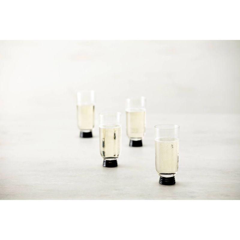 Fortessa Tableware Solutions 4pk 9.8oz Trevi Champagne Glass Set, 3 of 6
