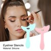 Unique Bargains Eyeliner Stencils Pads Eye Makeup Tool 1.97''x3.31'' 2 Pcs - 2 of 4
