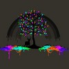 Junior's Design By Humans Melting Colors Parasite By Tobiasfonseca T-Shirt - 2 of 3