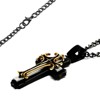West Coast Jewelry Men's Multi-Layered Cross Black Plated Two-Tone Steel Necklace - 3 of 3
