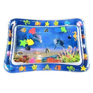 Swtroom Tummy Time Baby Water Mat Inflatable Baby Toys for 3 6 12 Months - 1 of 4