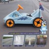 Bluey 12V Electric Go Kart for Kids with Lights, Remote Control, Seat Belt, Rechargeable Battery, Durable Outdoor Ride-On Toy for Ages 3-6 - 3 of 4