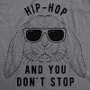 Womens Hip Hop And You Dont Stop T Shirt Funny Holiday Gift for Adult Sarcastic - Crazy Dog Women's T Shirt - image 2 of 4