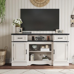 TV Stands Entertainment Center, Console Table Media Furniture with Storage Cabinets - 1 of 4