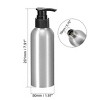 Unique Bargains Aluminum Rustproof Portable Refillable Bathroom Soap Dispensers 2 Pcs - 2 of 4