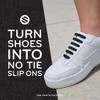 The Original Stretchlace No-Tie Silicone Elastic Shoelaces – Black Tieless Shoe Laces (1 Set) - 4 of 4
