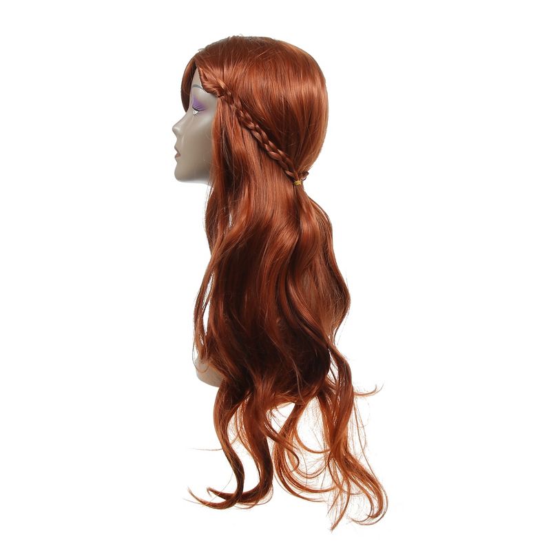 Unique Bargains Curly Women's Wigs 31" Brown with Wig Cap, 3 of 7