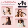 Teendow 4-in-1 Hair Dryer Brush, 1000W Hot Air Brush, Blow Dryer Brush Tool Set, Salon Style, Negative Ion for All Hair Types - 2 of 4