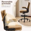 Karl Home | PU Tall Office Chair Drafting Chair With Adjustable Footrest Ring - 4 of 4