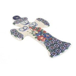 Blue Rose Polish Pottery 47 Vena Cross - 1 of 1