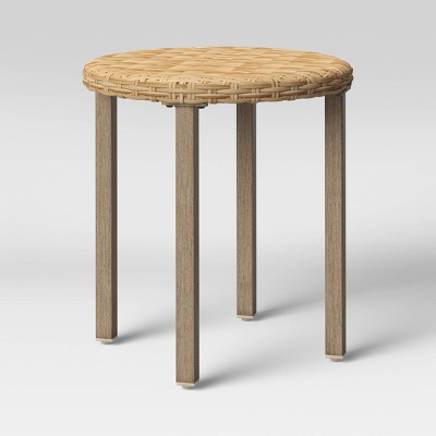 Eliot Closed Weave Patio Accent Table - Threshold™