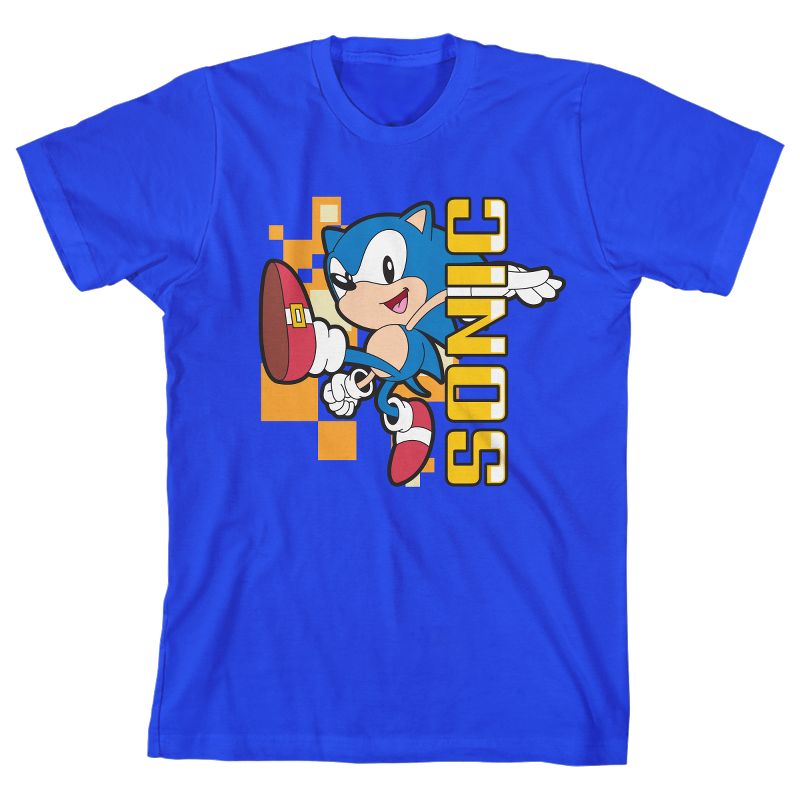 Sonic The Hedgehog Game Face Youth 3-Pack Crew Neck Short Sleeve T-shirts, 4 of 5