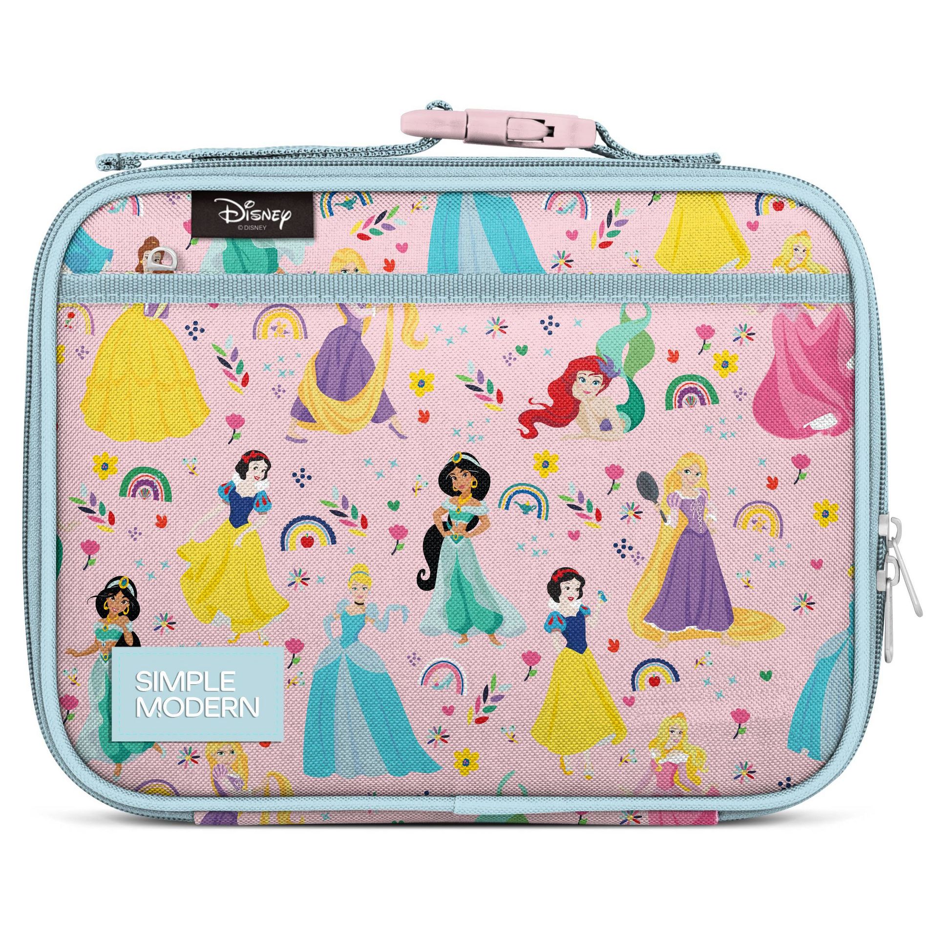 Simple Modern Hadley Classic Molded Lunch Bag - Princess Rainbows: Zipper Closure, Polyester