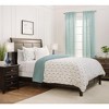 Chanasya Geometric Leaf Patterned Duvet Cover Set - 3 of 4