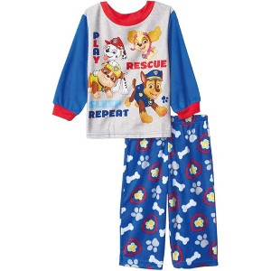 Nickelodeon Paw Patrol Toddler Boys' 2-Piece Fleece Pajama Sets - 1 of 4