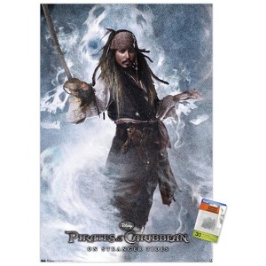 Trends International Disney Pirates of the Caribbean: On Stranger Tides - Jack Unframed Wall Poster Prints - 1 of 4