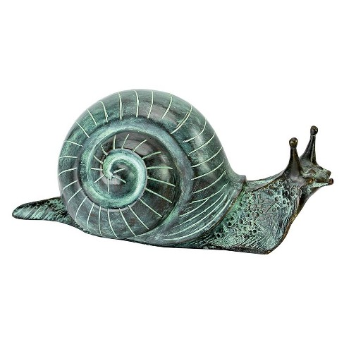 Design Toscano Medium Land Snail Cast Bronze Garden Statue : Target