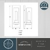 VAXCEL Grantley 1 Light Matte Black Indoor Outdoor Wall Sconce Clear Glass Cylinder Shade, LED Compatible - 3 of 4