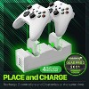 Fosmon for Series X S Xbox X Controller Charger Station with 4 Rechargeable Battery Pack, Xbox Series X Charging Station Dock -White - 2 of 4
