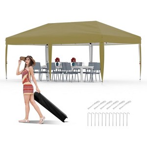 Pop Up Canopy Tent, Heavy Duty Outdoor Canopy W/ Removable Sidewall, Portable Tent Gazebo, Instant Tent Shelter for Parties, Events, & Vendors - 1 of 1