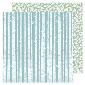 American Crafts Patterned Double-Sided Cardstock 12"X12" - 1 of 2