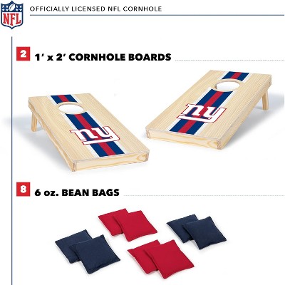 NFL New York Giants 1'x2' Wood Cornhole Set