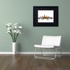 Trademark Fine Art -Michael Tompsett 'Cleveland Ohio Skyline' Matted Framed Art - image 3 of 4