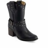 Forastero Women's Western Leather Boots with Buckle 66097 - 2 of 4