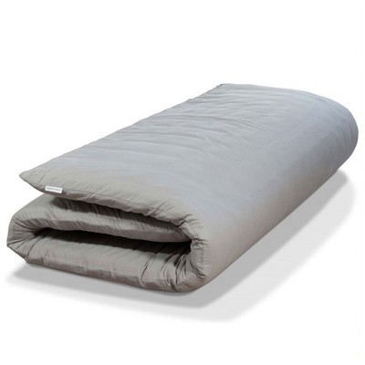 Native Nest Japanese Futon Floor Mattress - Twin - Medium Firm Shikibuton for Adults - Foldable and Portable Japanese Bed with Cotton Cover