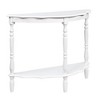 NicBex Unique Small Triangle Console Table,Entryway Table with Solid Wood Frame and Legs,Sofa Table for Living Room,Entryway/Limited Spaces - 2 of 4