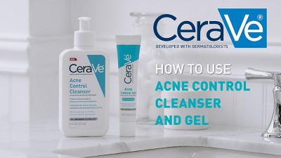 NEW CeraVe Acne Control Gel with AHA & BHA pack of 2 Exp: 04/2023