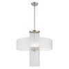 Livex Lighting Bella Vista 4 - Light Chandelier in  Brushed Nickel - 3 of 4
