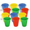 ArtCreativity 6 Inch Mini Plastic Beach Bucket and Shovel Set - Pack of 12 - 3 of 4