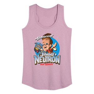 Women's - Jimmy Neutron - Boy Genius Graphic Racerback Tank - 1 of 4