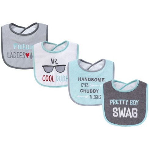 Infant boy hot sale bibs