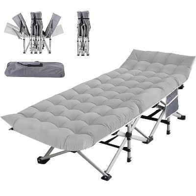 SUGIFT Folding Camping Cot & Bed Heavy-Duty for Adults Kids w/ Carrying Bag