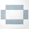 Bacati - Woodlands Gray/Aqua Triangles Boys Cotton Crib/Toddler Boys Cotton Crib Skirt - 4 of 4
