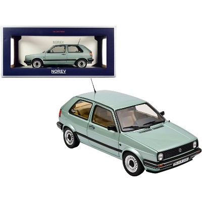 1987 Volkswagen Golf CL Light Green Metallic 1/18 Diecast Model Car by Norev