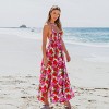 Women's Floral Halterneck Smocked Bodice Maxi Dress - Cupshe - image 3 of 4