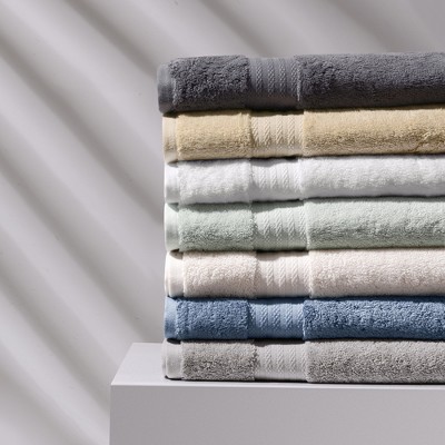 Dark Blue Organic Cotton 6-Piece Bath Towel Set