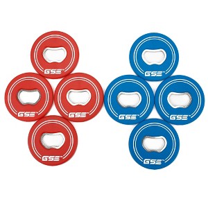 GSE Set of 8 Replacement Washers with Bottle Opener for Washer Toss Pitching Lawn Game - 1 of 4